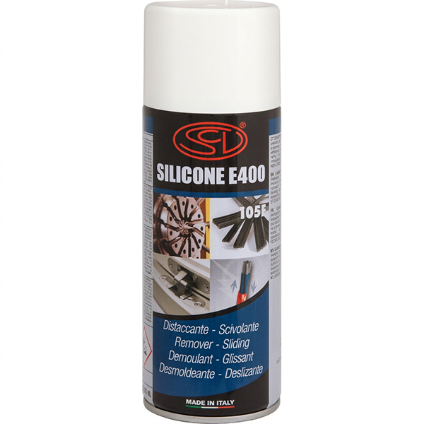 SCL Silicone E400 Distaccante Scivolante Spray ML400 - SILICONI COMMERCIALE